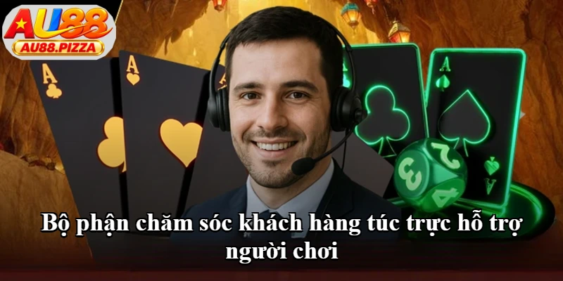 Bộ phận chăm sóc khách hàng túc trực hỗ trợ người chơi Bộ phận chăm sóc khách hàng túc trực hỗ trợ người chơi