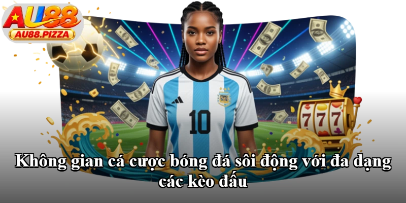 Không gian cá cược bóng đá sôi động với đa dạng các kèo đấu