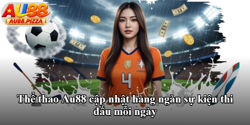 Thể thao Au88 cập nhật hàng ngàn sự kiện thi đấu mỗi ngày